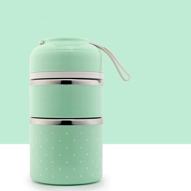 LunchBox Multi-Compartiments vert / 2