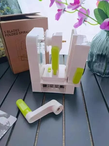 Machine à découper légumes 4-en-1 en acier inoxydable White green