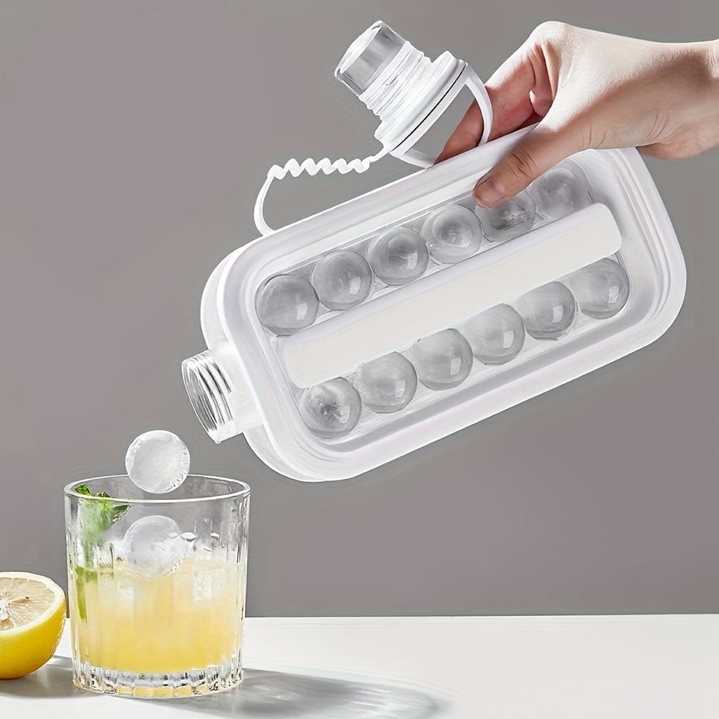 Machine à Glaçons 2-en-1 et Bouteille d'Eau - Pratique et Portable