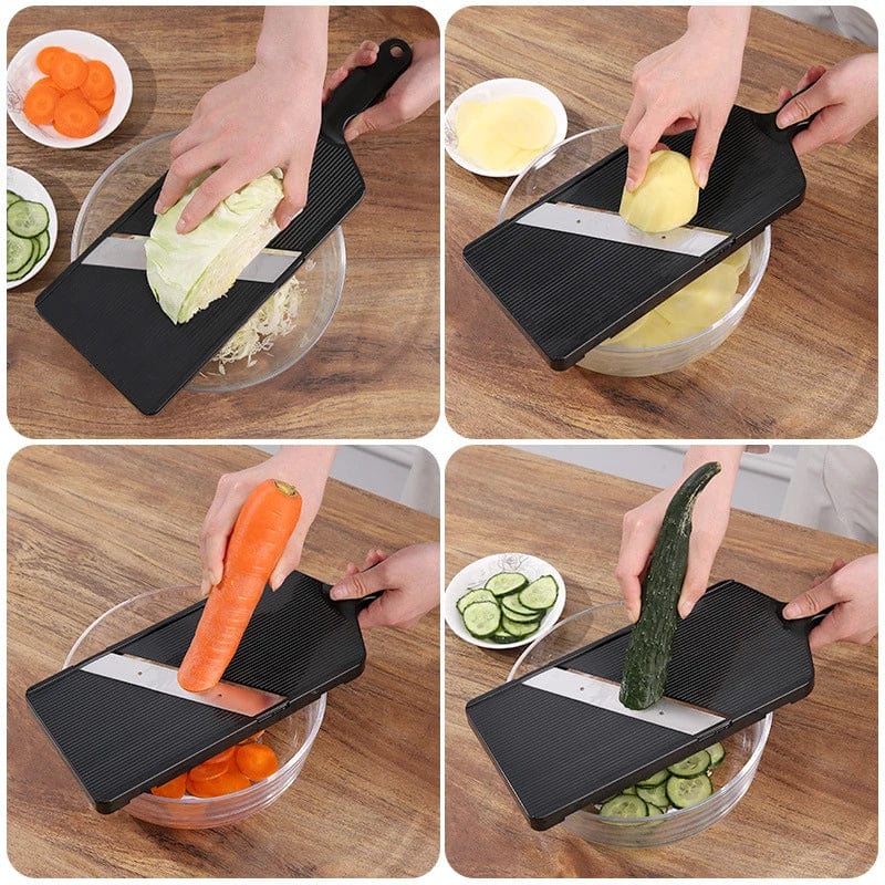 Mandoline japonaise réglable avec manche
