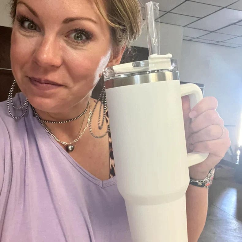 Mega-Gourde isotherme intelligente - Blanc Cassé Blanc Cassé