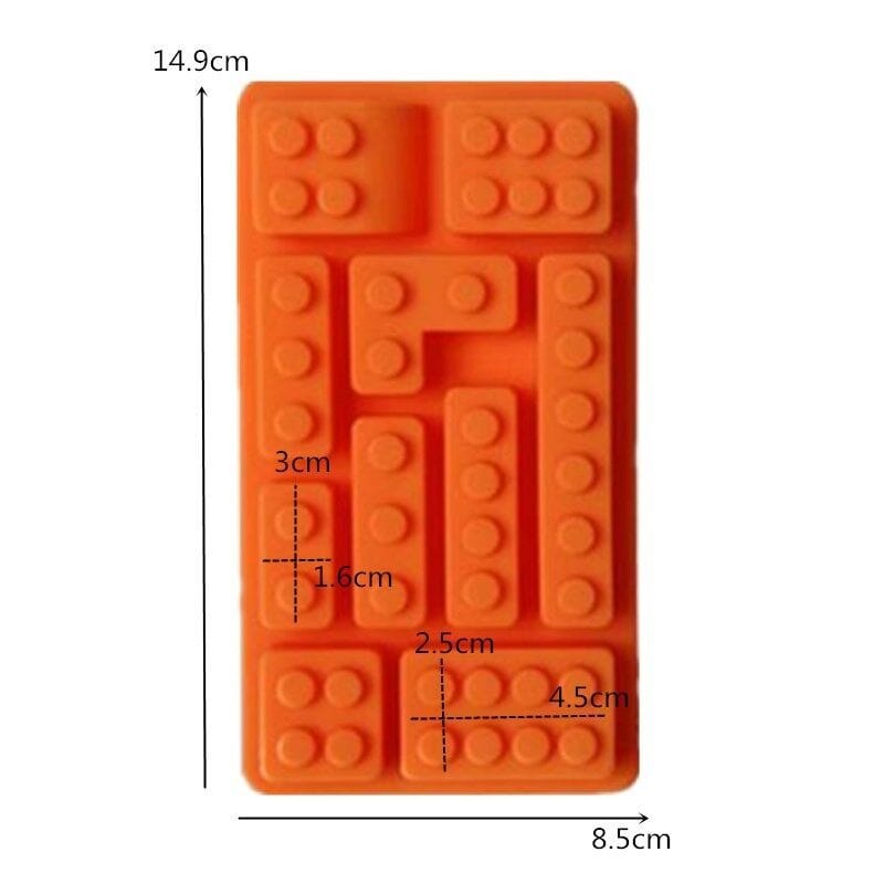 Moules à Gâteaux en forme de Lego (lot de 6)