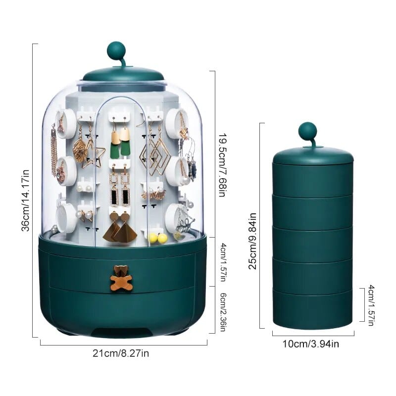 Organisateur Rotatif pour Bijoux