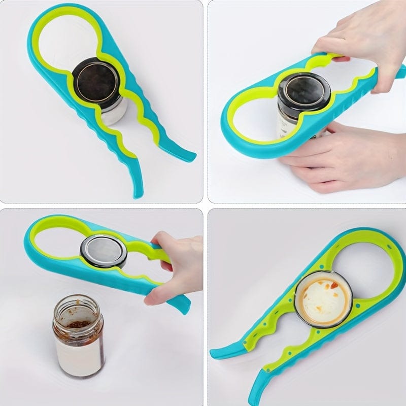 Ouvre-bocal 4 en 1 pour personnes âgées et arthritiques | Accessoire cuisine pratique - MC07011