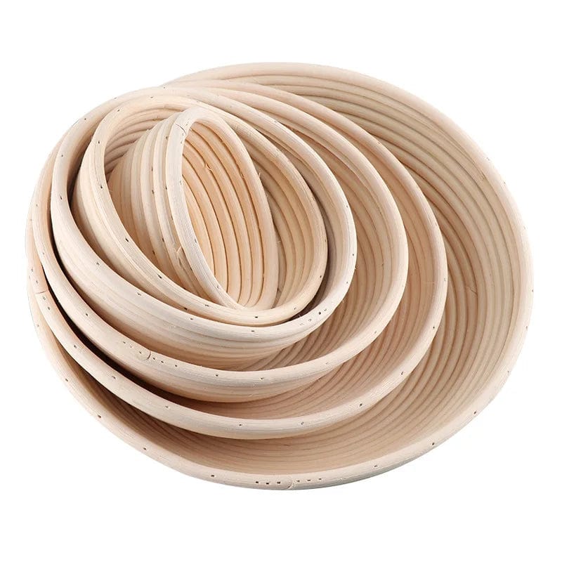 Panier de fermentation en rotin pour pain artisanal - Kit de 2 - Certifié CE / CIQ / EEC / LFGB / SGS