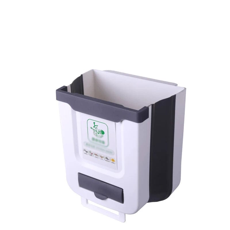 Poubelle de Cuisine Murale Pliable, Rangement Suspendu dans l'Armoire, Pratique et Eco-Friendly