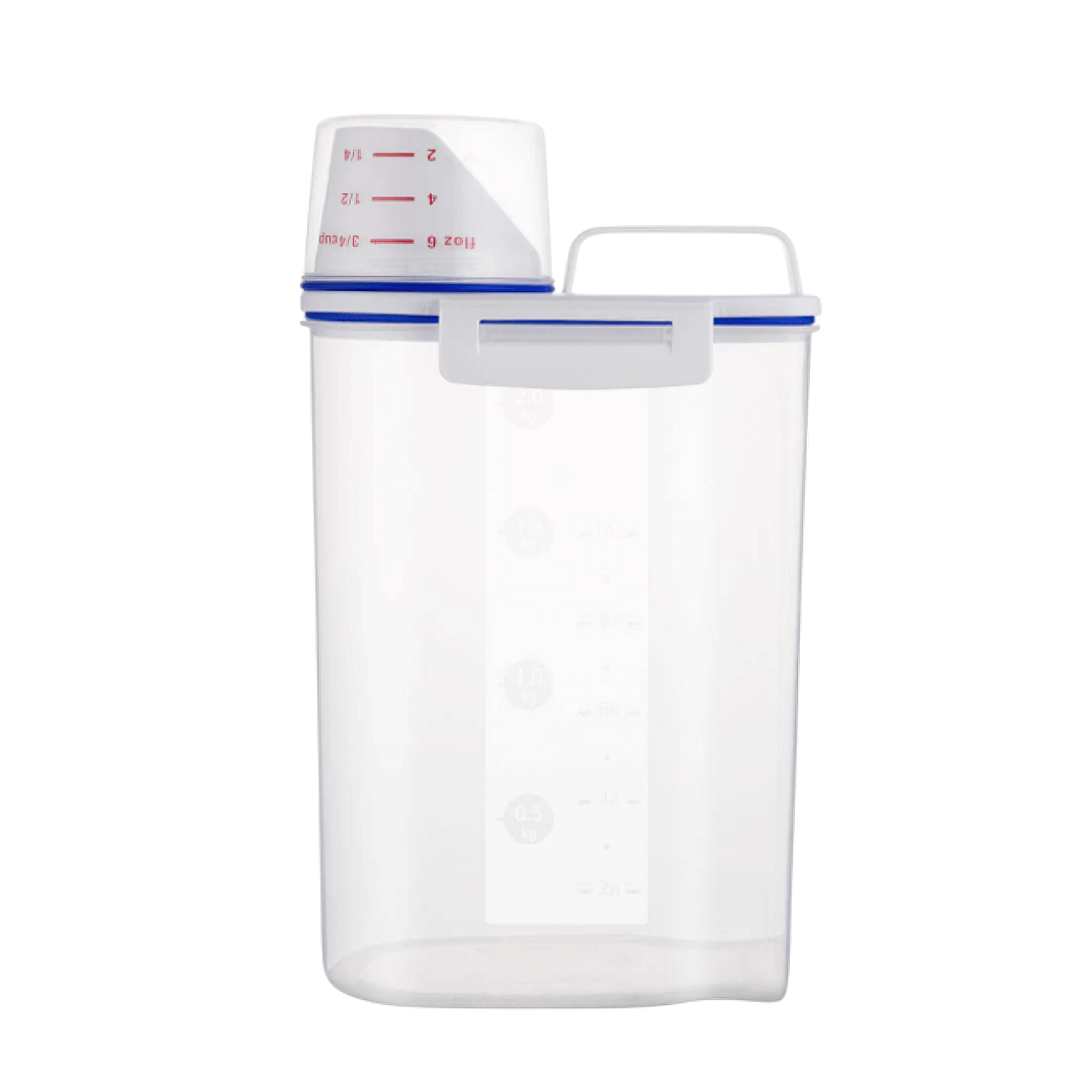 Récipient de stockage alimentaire avec bec verseur et doseur gradué Moyen (2,5 L)