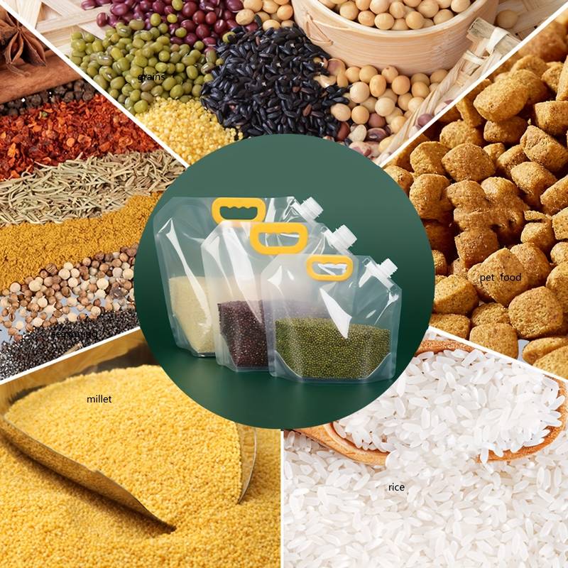 Sacs de Conservation avec poignée et verseur refermable