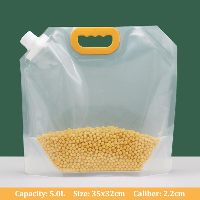 Sacs de Conservation avec poignée et verseur refermable