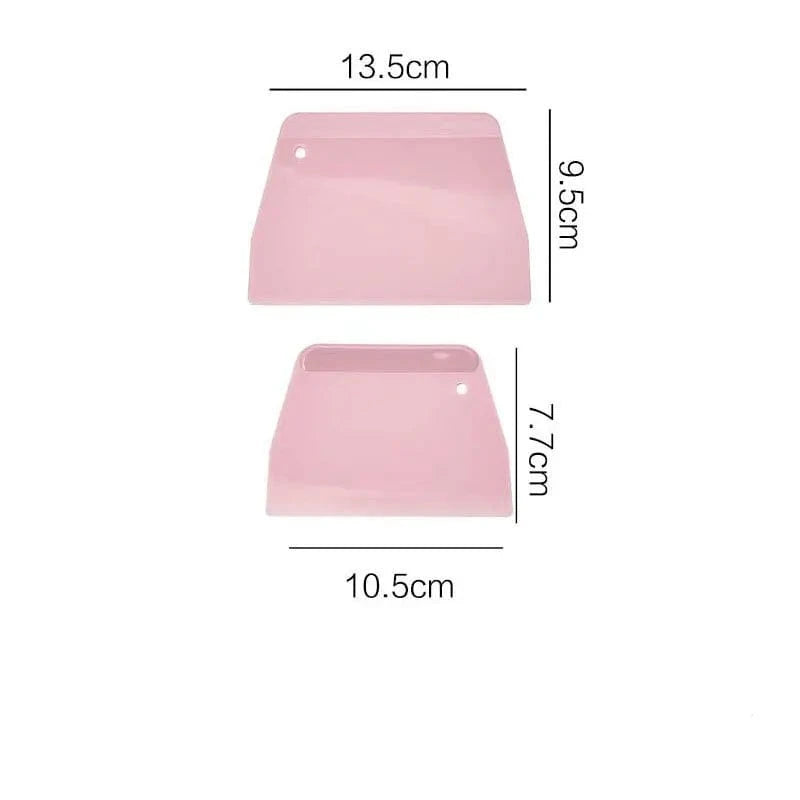 Spatule pour Crème à Gâteau en Plastique - Set de 2 - Outils de Pâtisserie pour la Maison