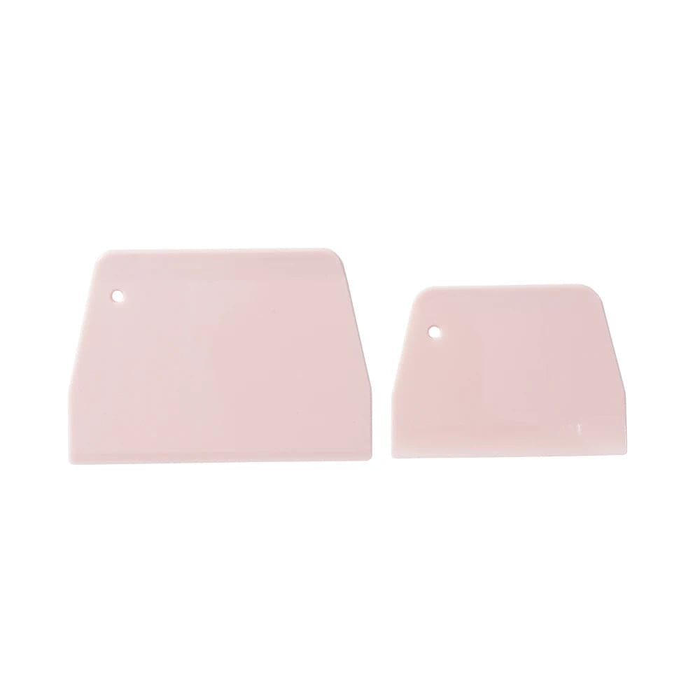 Spatule pour Crème à Gâteau en Plastique - Set de 2 - Outils de Pâtisserie pour la Maison Pink / CHINA