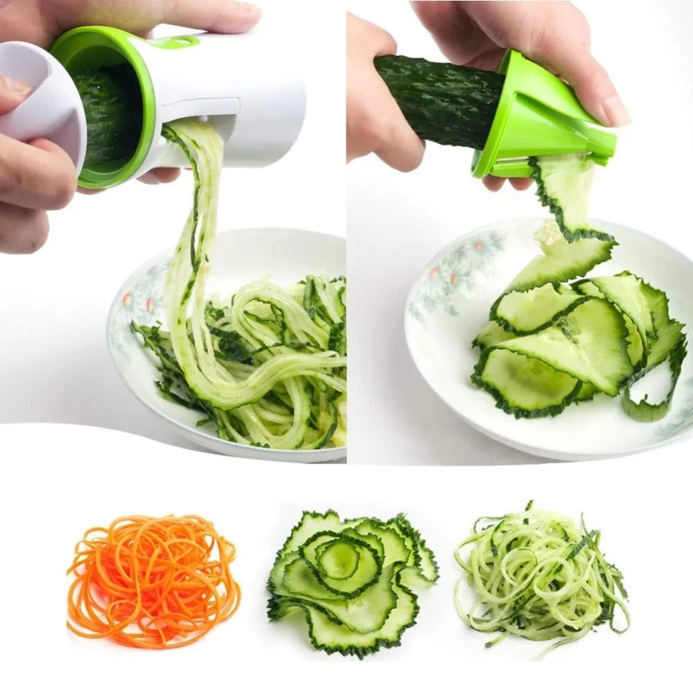 Spiralizer de Légumes Multifonction en Acier Inoxydable Green
