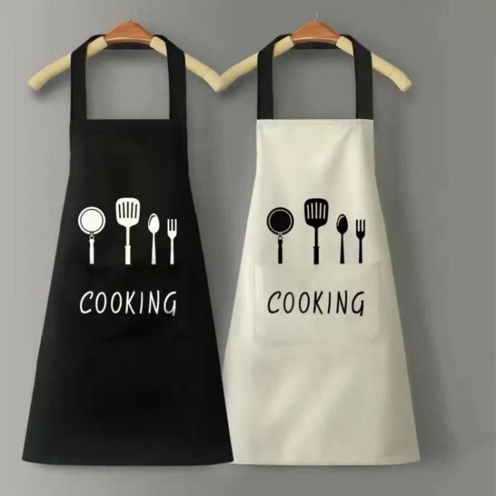 Tablier de Cuisine Classique "Cooking" en PVC Imperméable