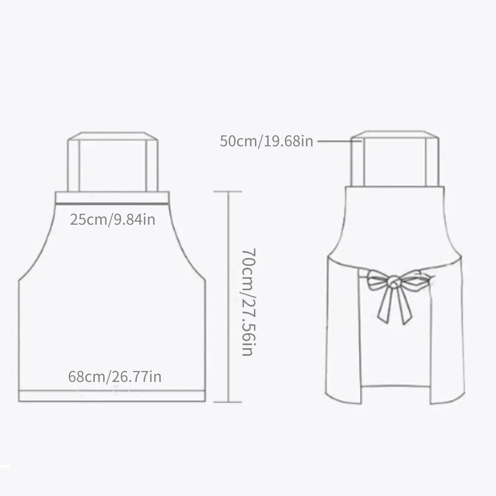 Tablier de Cuisine Classique "Cooking" en PVC Imperméable