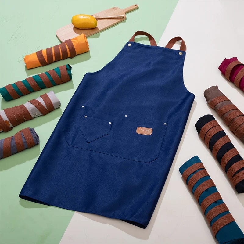 Tablier de cuisine sans manches en tissu non-tissé pour homme et femme tablier