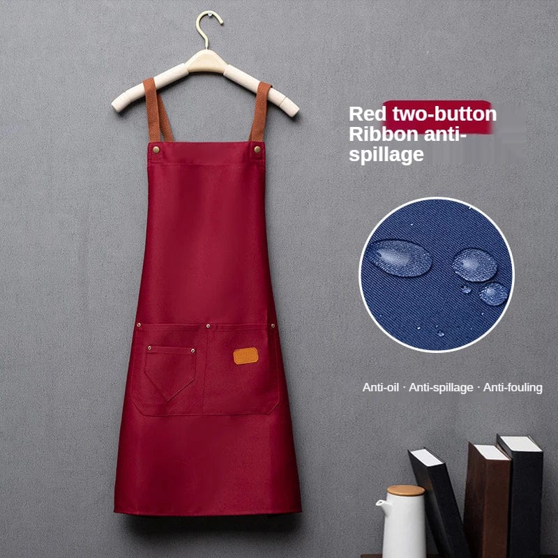 Tablier de cuisine sans manches en tissu non-tissé pour homme et femme tablier
