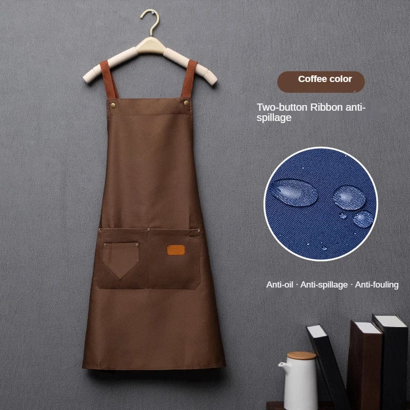 Tablier de cuisine sans manches en tissu non-tissé pour homme et femme tablier