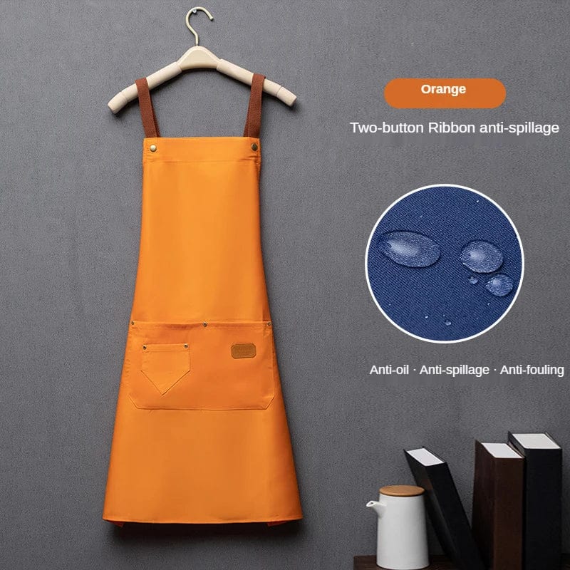 Tablier de cuisine sans manches en tissu non-tissé pour homme et femme tablier