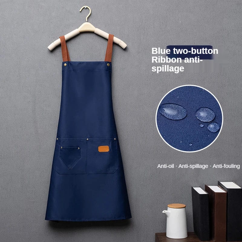 Tablier de cuisine sans manches en tissu non-tissé pour homme et femme tablier