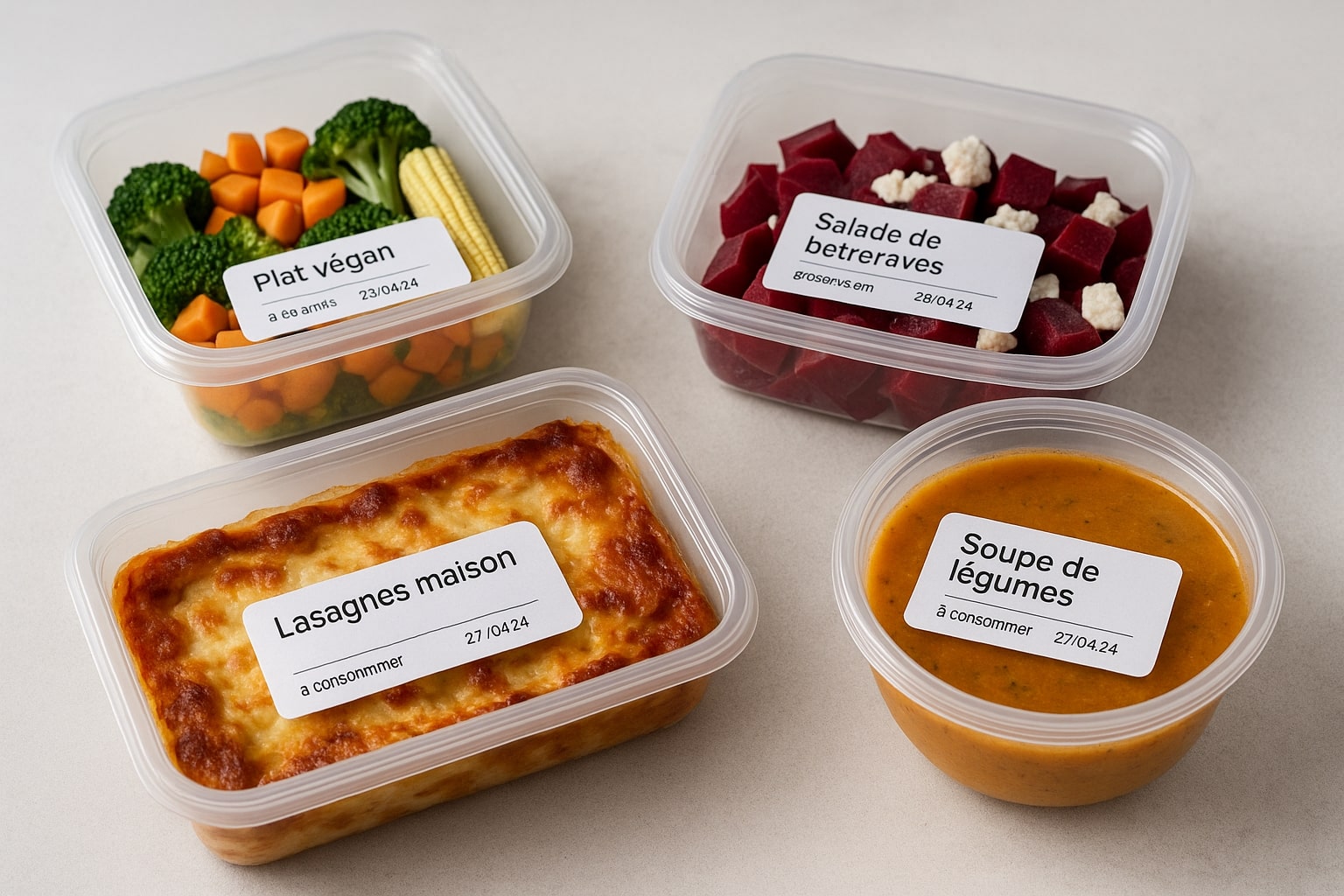 Comment étiqueter vos plats pour le stockage et la vente