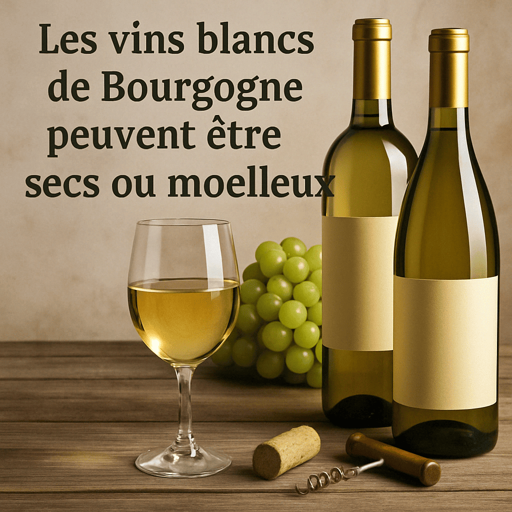 Déguster un vin blanc de Bourgogne : sec ou moelleux, il y en a pour tous les goûts