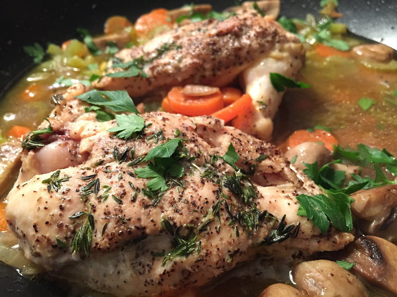 Cuire un blanc de poulet au air fryer