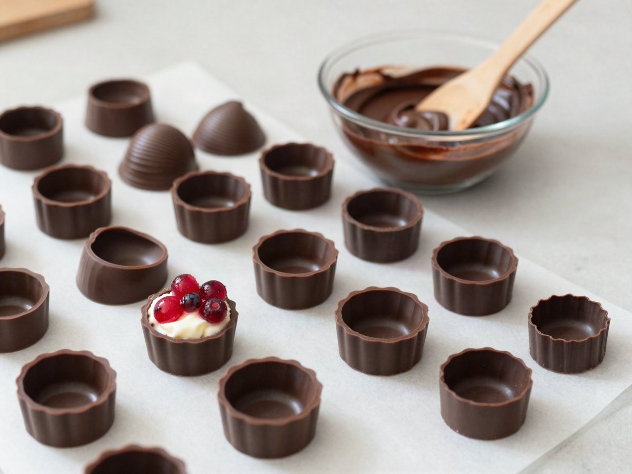 Fabriquer une coque en chocolat avec un bol