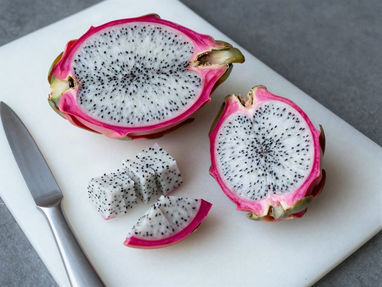 Éplucher un pitaya