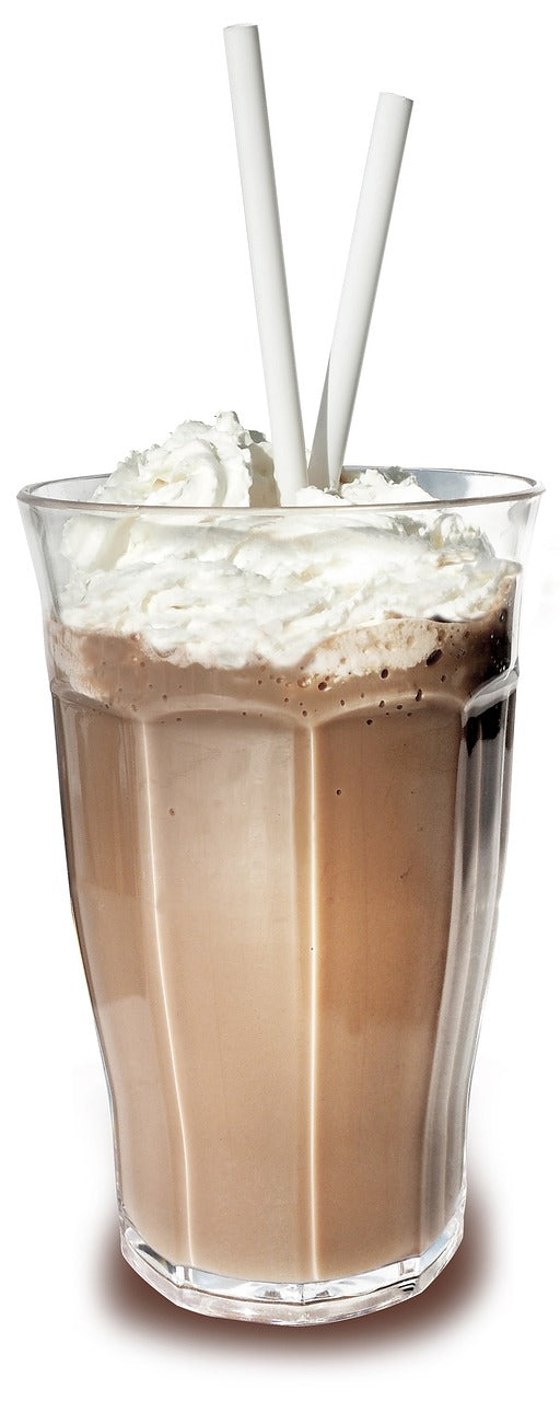 Milkshake au chocolat sans glace