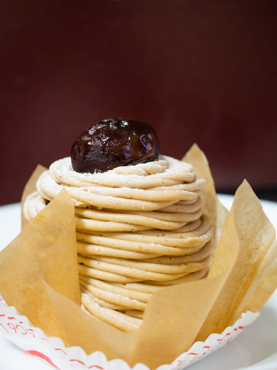 Le Mont-Blanc, pâtisserie aux marrons