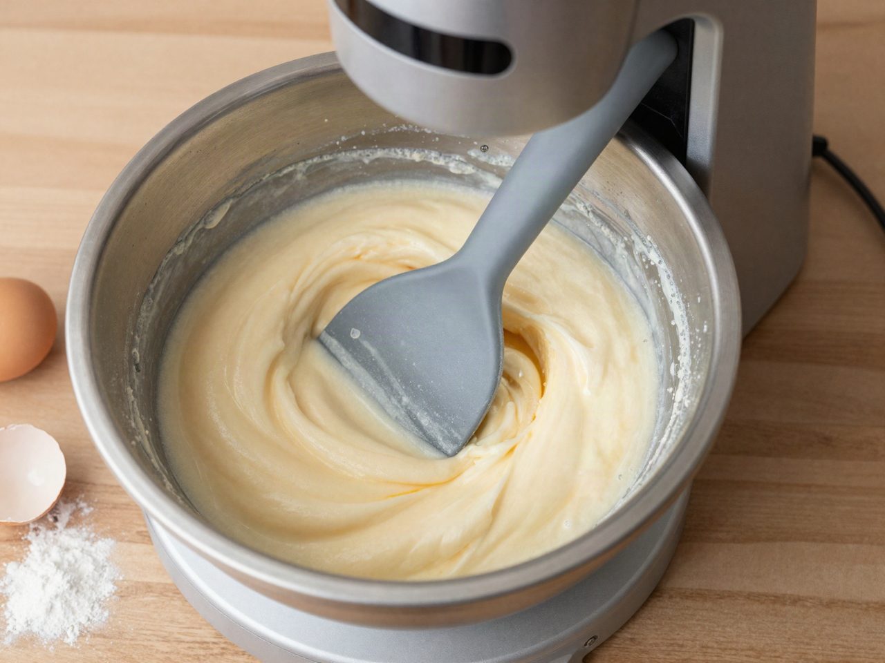 Gâteau moelleux au robot pâtissier
