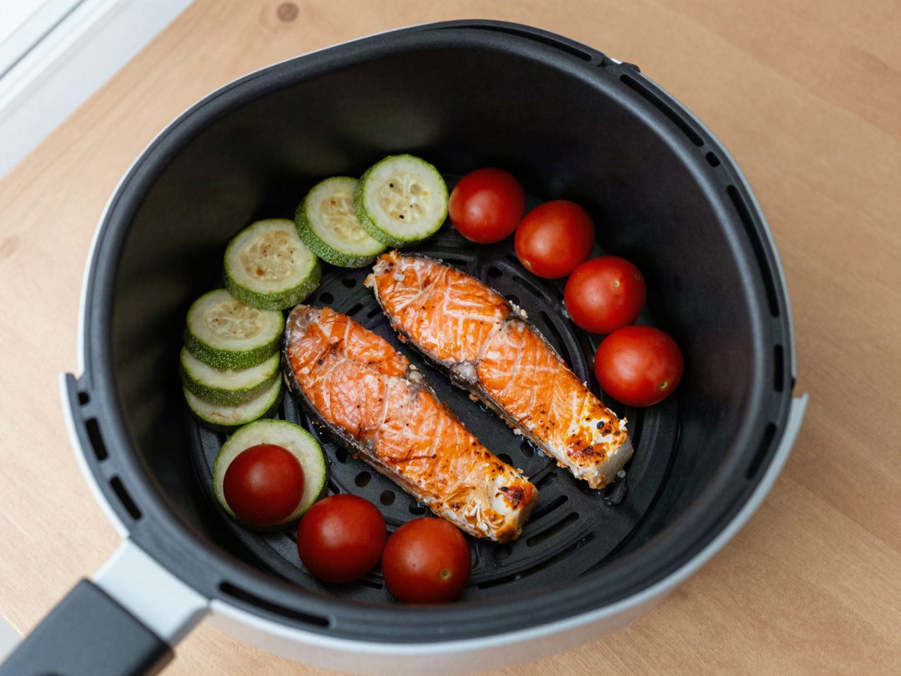 Cuire du saumon au air fryer