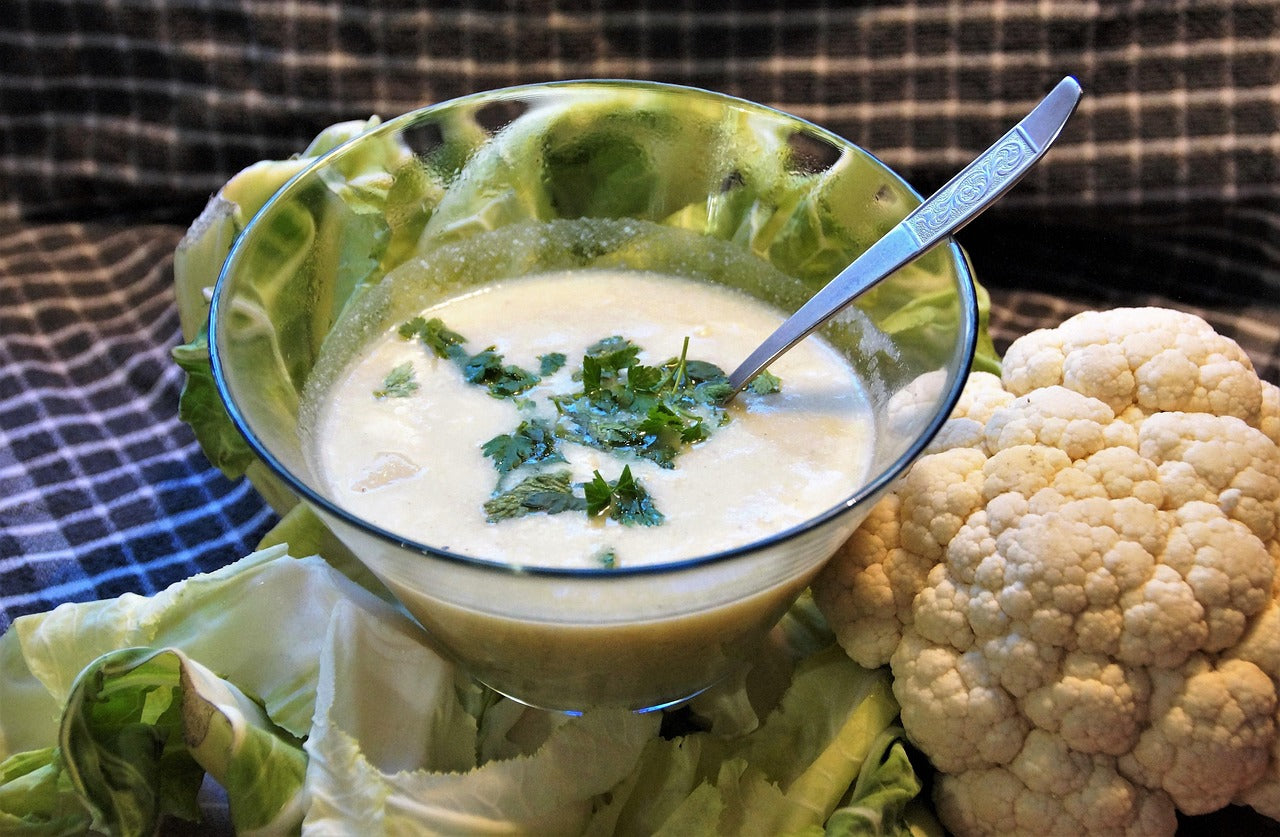 Velouté de chou-fleur et pomme de terre au Thermomix