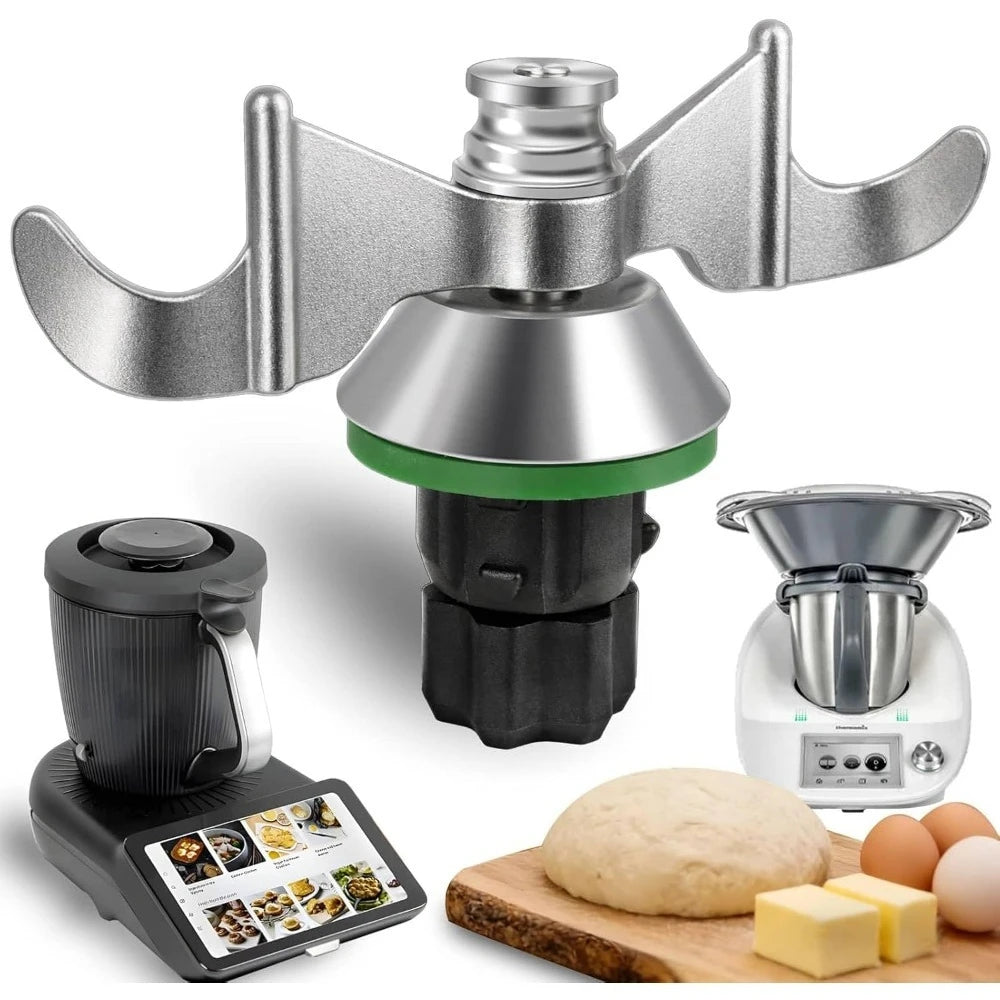 Couteau Pétrin Thermomix TM5 / TM6 / TM7 Inox – Lame à Pâte à Bords Émoussés