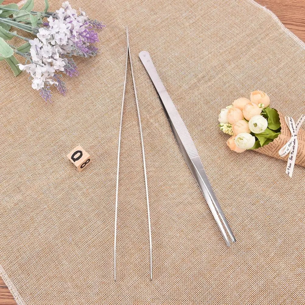 1PC Stainless Steel Kitchen Gadgets Barbecue Tongs Food Tongs Food Clip Tweezers Clip Barbecue Buffet Restaurant Tools
