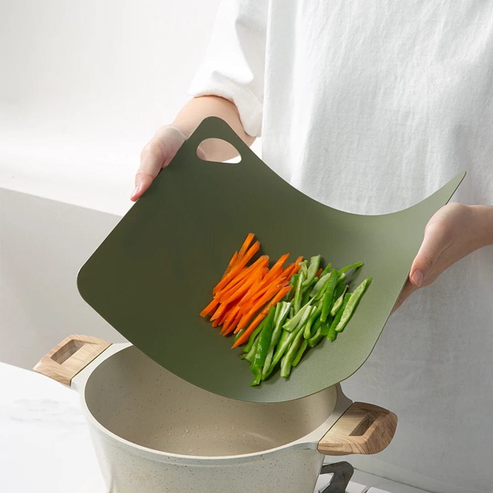 1pcs  Kitchen Flexible Cutting Board, , Colorful Plastic Chopping Board, Non-slip Cutting Board For Meat And Vegetables Fruit,