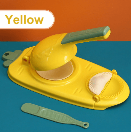 2 in 1 Multifunctional Dumpling Maker Yellow
