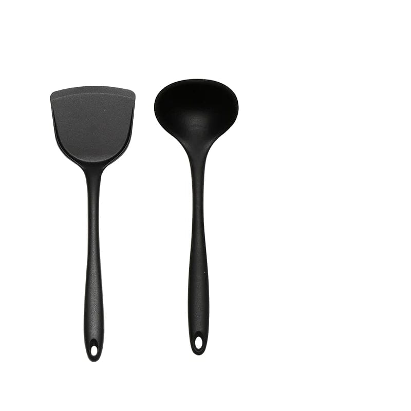 3/2 Pcs Cooking Kitchenware Tool Silicone Utensils Set Non-Stick Cookware  Ladle  Shovel  Kitchen Accessorie 2pcs Style 2