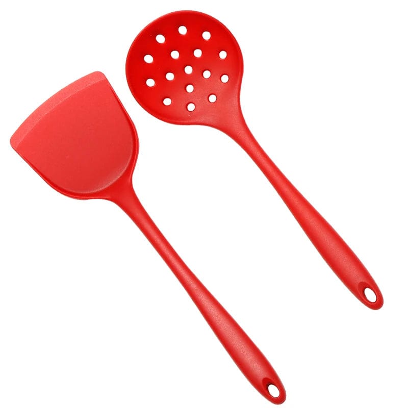 3/2 Pcs Cooking Kitchenware Tool Silicone Utensils Set Non-Stick Cookware  Ladle  Shovel  Kitchen Accessorie 2pcs Style 3