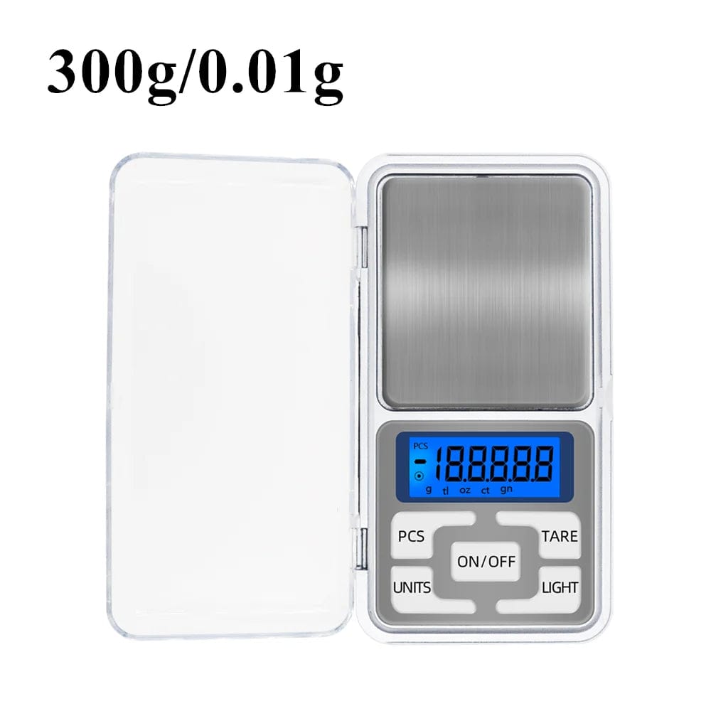 3Kg/500G 0.01g Digital Kitchen Scale Precision Scales Jewelry Weighing For Food Diet Postal Balance Measuring LCD Electronic 300g 0.01g