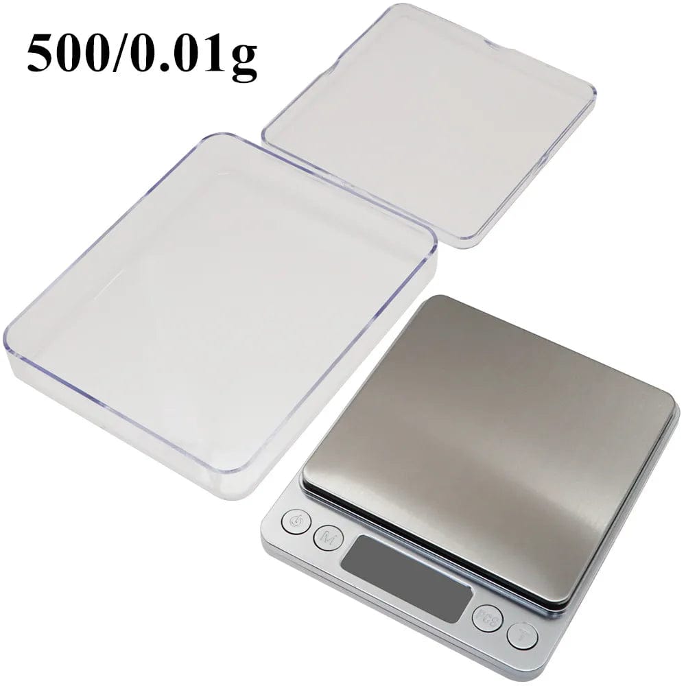 3Kg/500G 0.01g Digital Kitchen Scale Precision Scales Jewelry Weighing For Food Diet Postal Balance Measuring LCD Electronic 500  0.01g