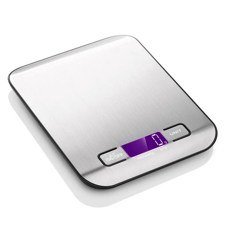 5/10KG Kitchen Scale Stainless Steel Portable Food Scale LED Electronic Scales Jewelry Baking Weight Digital Scale