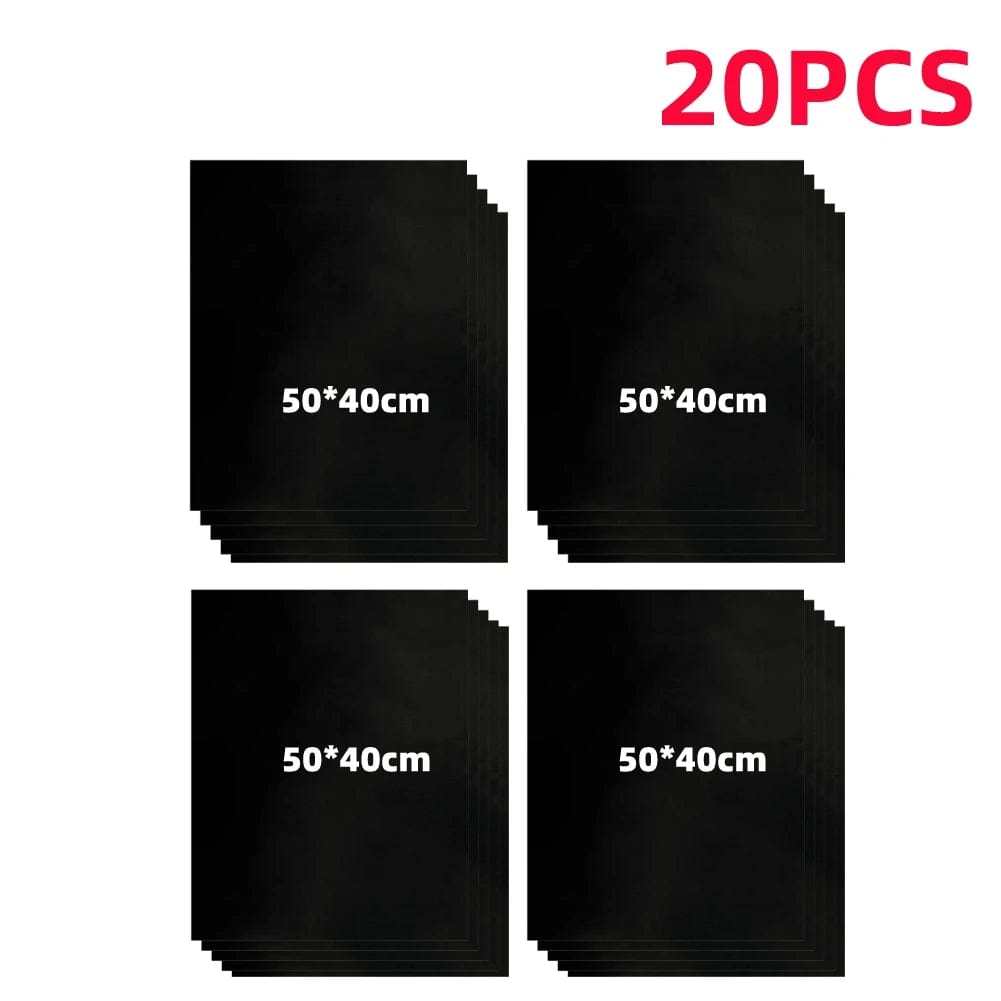 5-20PCS Non-stick BBQ Grill Mat Barbecue Outdoor Baking Mat Reusable BBQ Cooking Grilling Sheet for Party Grill Mat Kitchen Tool 50x40cm 20pcs / CHINA