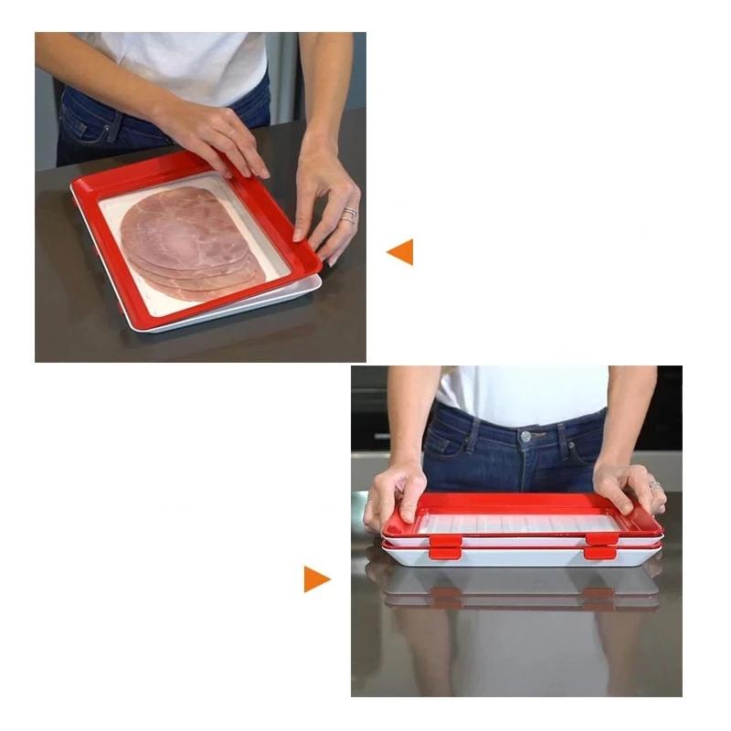 5 Plateaux de conservation réutilisables (dont 1 offert !)