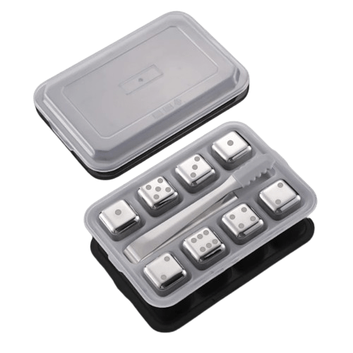 Lot De 8 Blocs Réfrigérants Réutilisables Pour Climatiseur/ventilateur - Carrés 7x7x3 Cm - Gain De Place Congélateur - 5