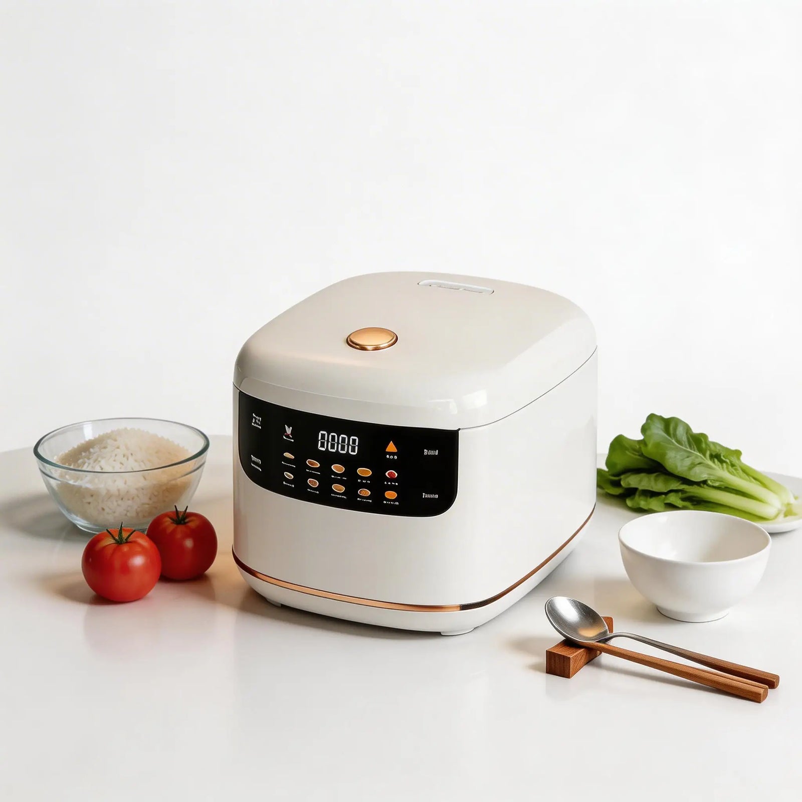 Cuiseur à Riz Électrique Numérique 2 L – 10 Programmes, Écran Tactile