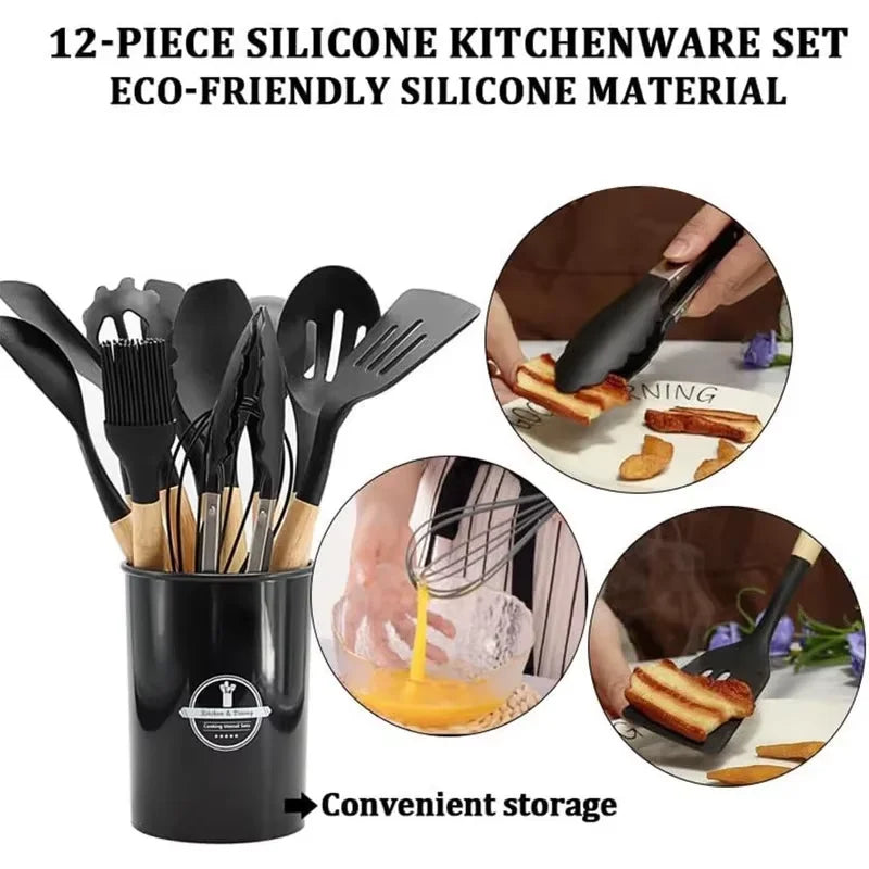 ustensiles de cuisine en silicone
