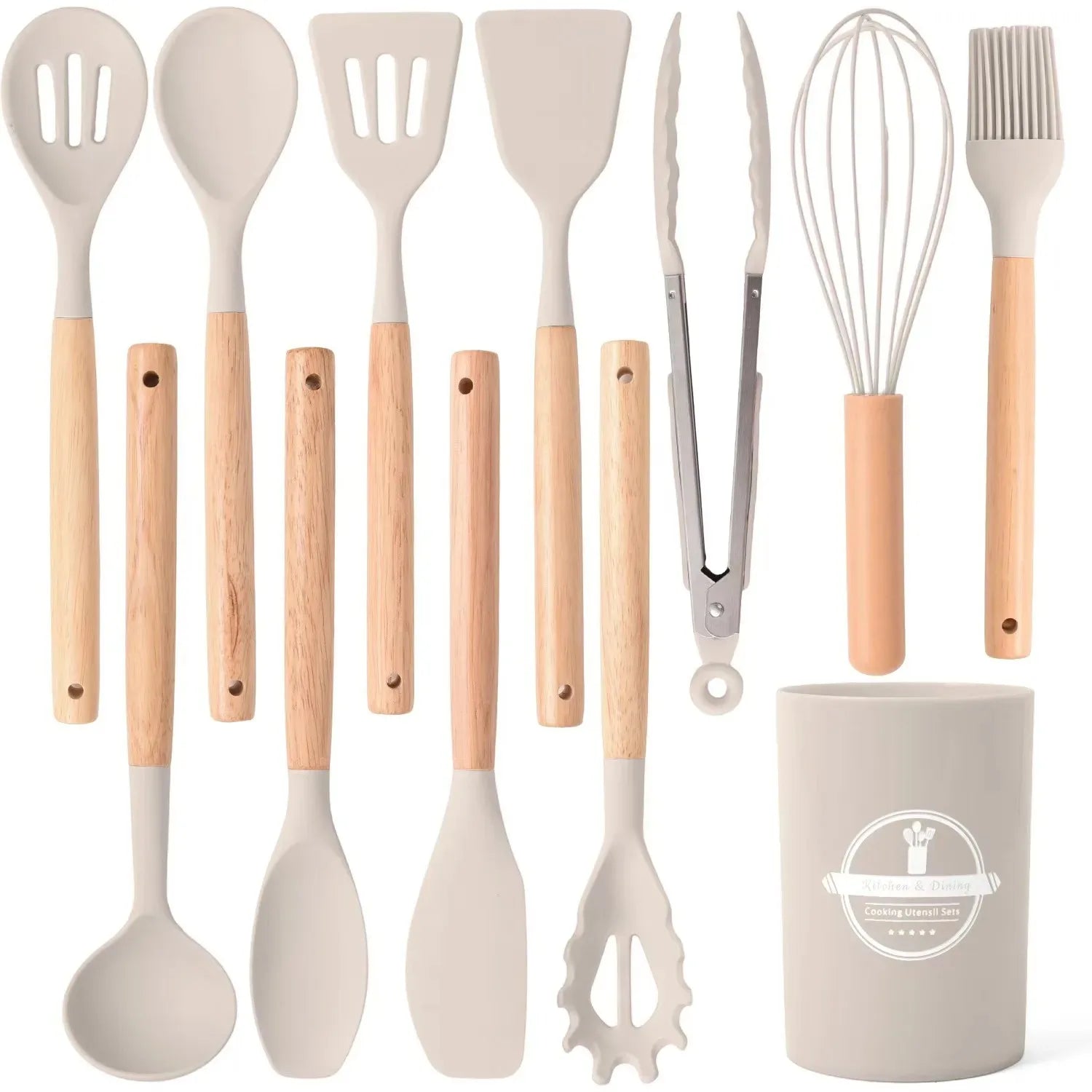 ustensiles de cuisine modernes en silicone pour petits espaces