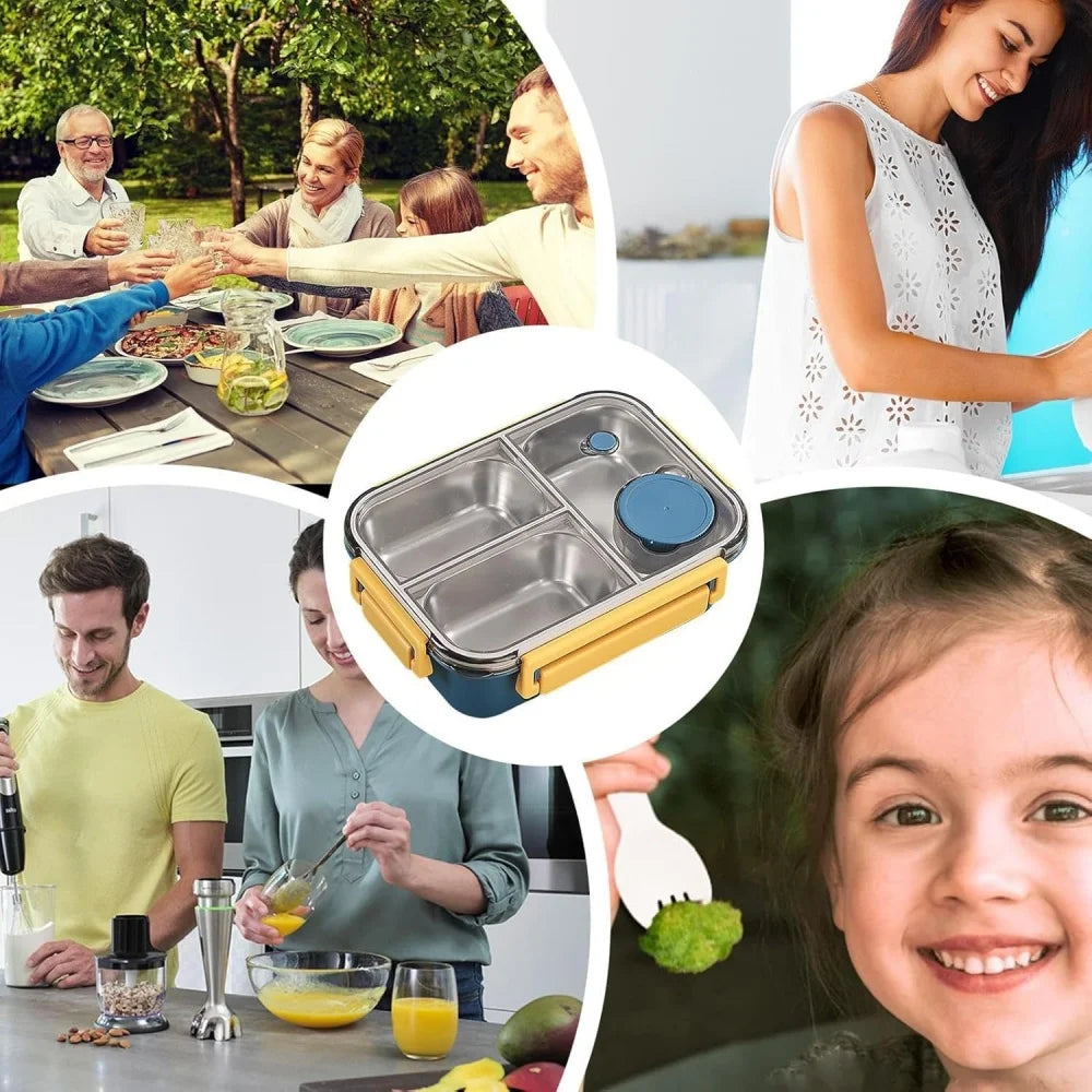 Boîte repas isotherme avec divisoires pour aliments