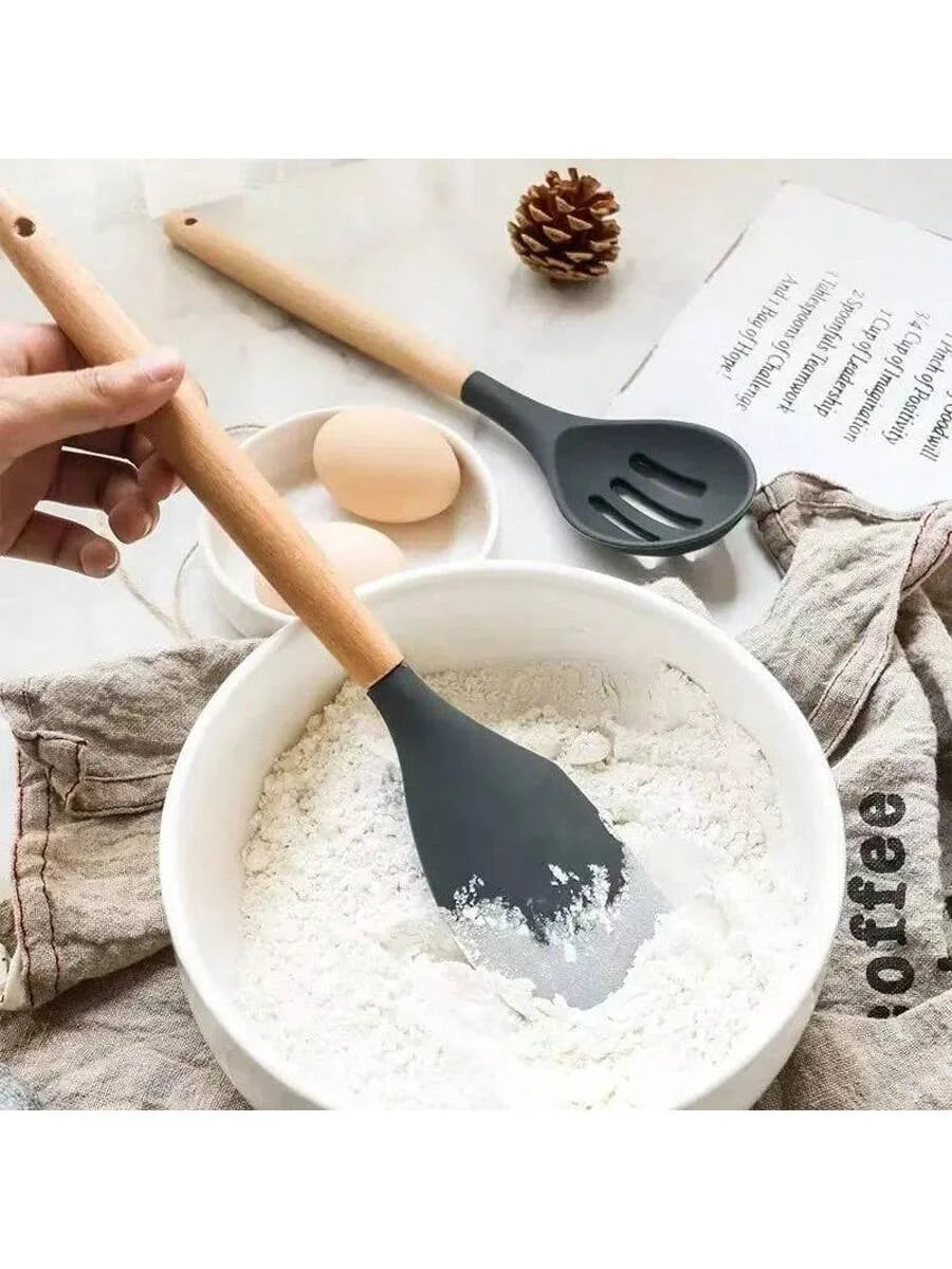 ustensiles en silicone pour cuisson professionnelle